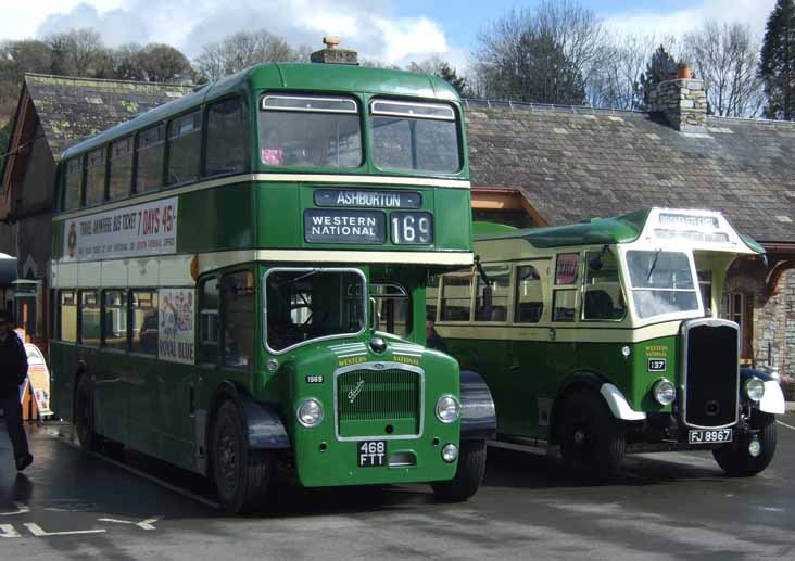Western National Bristol FLF6G ECW 1969 & H5G Bristol 137